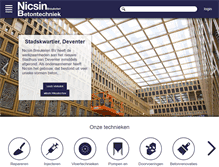 Tablet Screenshot of nicsin.nl